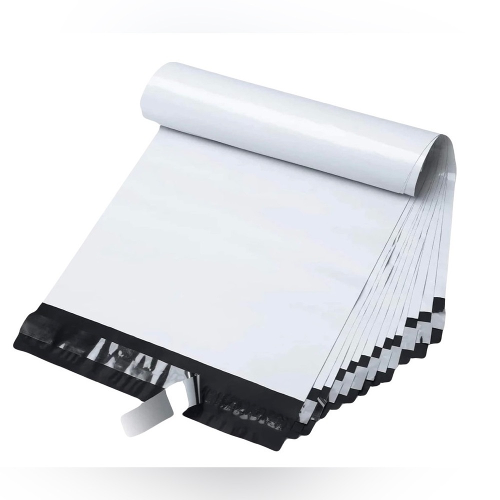 9 x 12 poly mailers (50) pieces lot , envelope shipping Bags / white - Picture 1 of 3